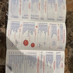 Asian Carry Out - Menu