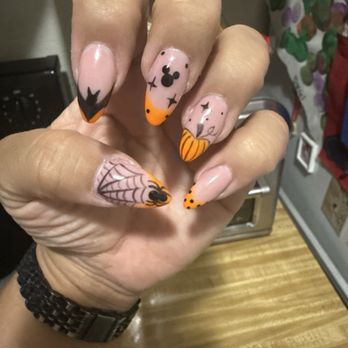 Nail Perfection - Acrylic set with design - Waxing Near Me - Santa Clara, California Nail Perfection - Acrylic set with design - Waxing Near Me - Santa Clara, California