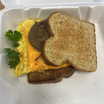 Skillet N Grill - Sausage, Egg and cheese sandwich - Breakfast & Brunch Near Me - Arlington, Texas Skillet N Grill - Sausage, Egg and cheese sandwich - Breakfast & Brunch Near Me - Arlington, Texas