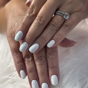 Tuscan Nail Spa - Builder Gel, color is Mermaid Glass - Nail Salons Near Me - League City, Texas Tuscan Nail Spa - Builder Gel, color is Mermaid Glass - Nail Salons Near Me - League City, Texas