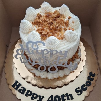 Noble Delights Bakery - 5" Round Carrot Cake with No Walnuts - Custom Cakes Near Me - Leander, Texas