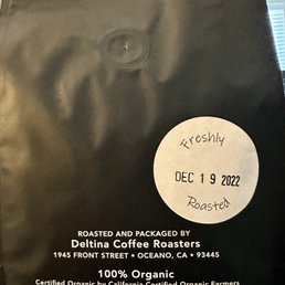 Bought it on the 20th, so it's freshly roasted. Can wait to grind it and run it through my espresso machine.