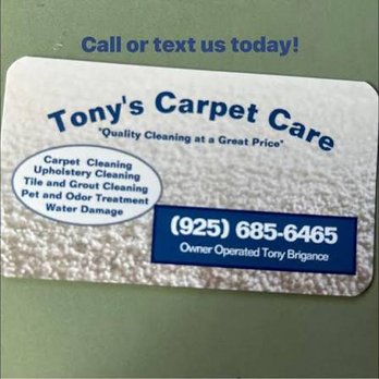 Tony's Carpet Care - Carpet Cleaning Near Me Tony's Carpet Care - Carpet Cleaning Near Me