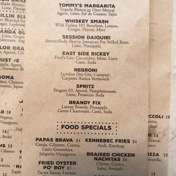 Hundred Proof - New happy hour menu! - San Diego, CA