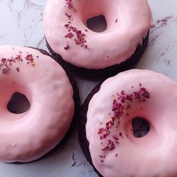 On-Season Meals - Raspberry Chocolate Keto Donuts!