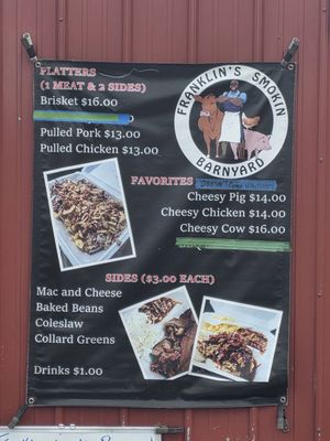 Menu photo 1 Franklins Smokin Barnyard Winchester, VA