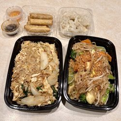 Thai All Seasons - Spring Rolls, Pork Dumplings, Basil Fried Rice, Pad Thai