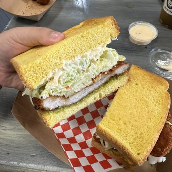 Mr Katsu - Habanero Pesto Sandwich * - Sandwiches Near Me - Fullerton, California Mr Katsu - Habanero Pesto Sandwich * - Sandwiches Near Me - Fullerton, California