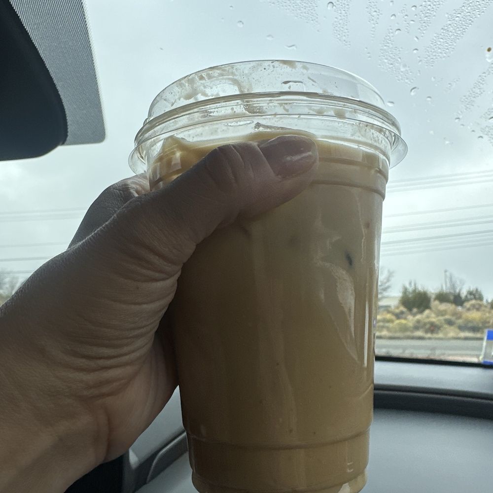 Juniper - Pumpkin spice latte iced with oat milk. - Coffee & Tea Near Me - Farmington, New Mexico