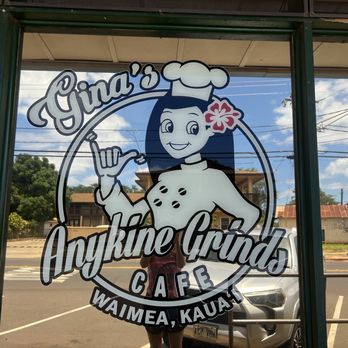 Ginas Anykine Grinds Cafe - The storefront! It's next door to the movie theater. - Breakfast & Brunch Near Me - Waimea, Hawaii