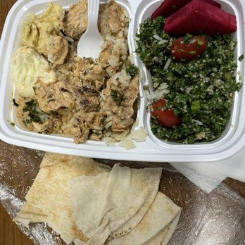 Imee’s Kitchen - Yogurt chicken plate - Mediterranean Near Me Imee’s Kitchen - Yogurt chicken plate - Mediterranean Near Me