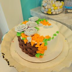 Frog Legs Kids Culinary Academy- Kirkland - This is a model of the cake they are about to learn to make.