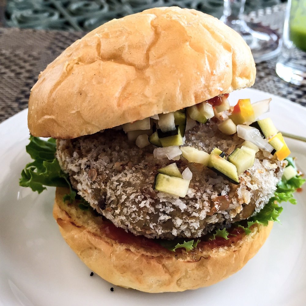 Eggplant shrimp slider Eggplant shrimp slider