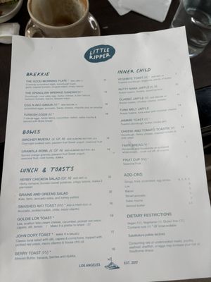 Menu photo 1 Little Ripper Los Angeles, CA Menu photo 1 Little Ripper Los Angeles, CA