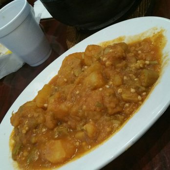 Sheba Al-Yemen - Mshakal mixed veg. Potatoes okra and vegetables stewed in a masala type sauce. Mild sweet flavor - Arabic Near Me - Albany, New York Sheba Al-Yemen - Mshakal mixed veg. Potatoes okra and vegetables stewed in a masala type sauce. Mild sweet flavor - Arabic Near Me - Albany, New York