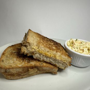 Belly Café - Tuna Melt on Sourdough Bread, with a side of Coleslaw. Always homemade. - Cafes Near Me - Mullingar, WH