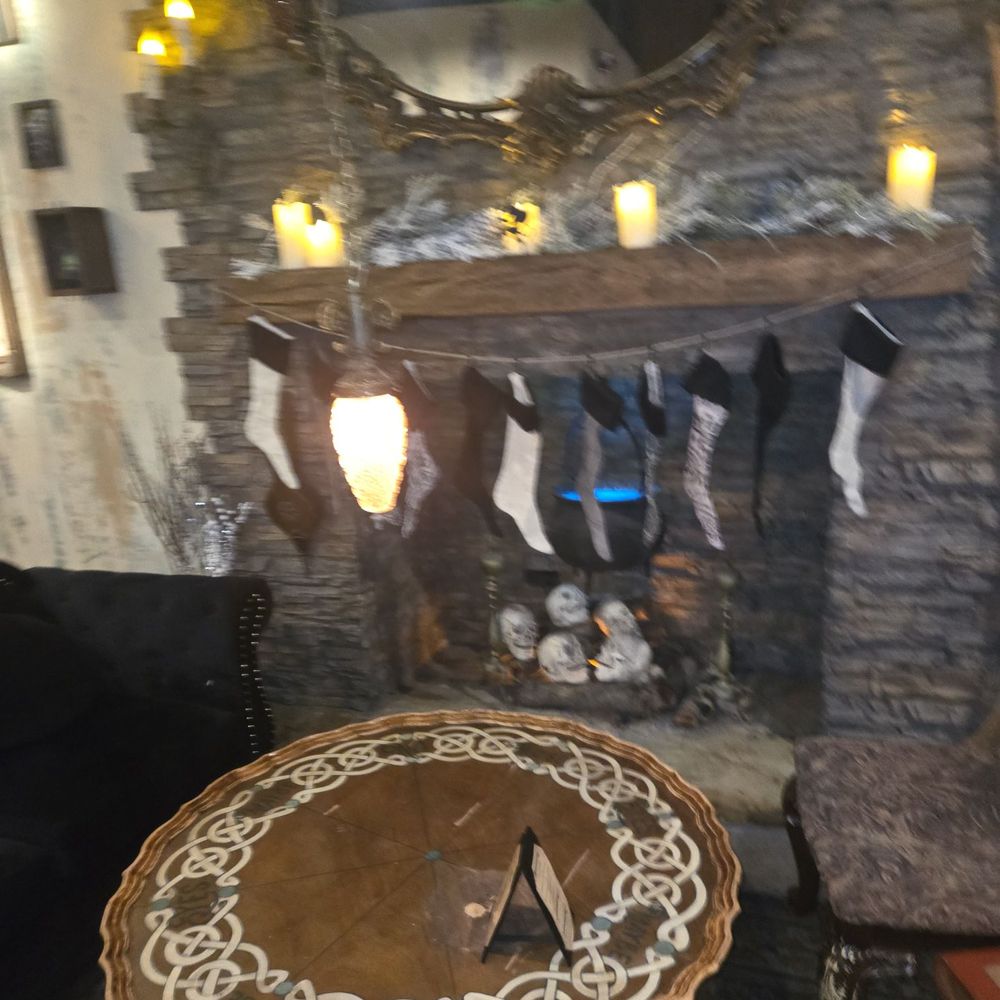 The Cauldron - Fireplace in the "lounge" area - French Near Me - Buena Park, California The Cauldron - Fireplace in the "lounge" area - French Near Me - Buena Park, California