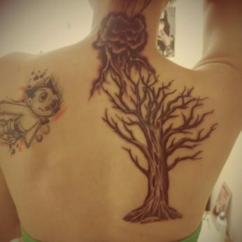 Gold Rush Studio - My biggest tattoo ever by Joel (the tree and Thunder) - Tattoo Near Me Gold Rush Studio - My biggest tattoo ever by Joel (the tree and Thunder) - Tattoo Near Me