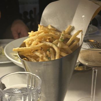 Restaurant Francois - Pommes Frites 100% beef tallow
black truffle aioli - French Near Me - Austin, Texas Restaurant Francois - Pommes Frites 100% beef tallow
black truffle aioli - French Near Me - Austin, Texas