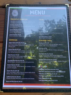 Menu photo 8 Calle 21 Portland, OR