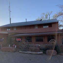 the front of the building