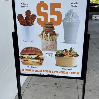 Burger Lounge - $5 special weekday menu before 5pm - Burgers Near Me - Beverly Hills, California Burger Lounge - $5 special weekday menu before 5pm - Burgers Near Me - Beverly Hills, California