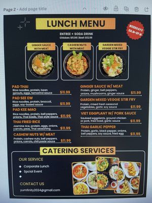 Menu photo 1 Yumfinity Orlando, FL