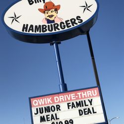 Billy Bob's Hamburgers - Sign