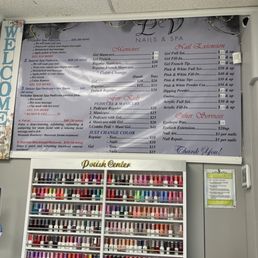 LV nails and spa price list LV nails and spa price list