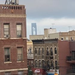 MTA - 18th Ave Subway Station - On the D-Train, hello Verzzano Narrows Bridge, S.I. From Brooklyn side