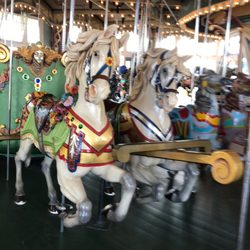Paragon Carousel - Long awaited restoration of one of two Roman chariots on the paragon carousel.