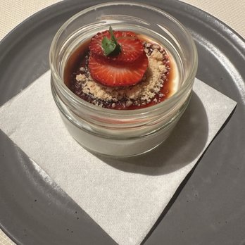 Bottega - Basil panna cotta - Italian Near Me - Yountville, California