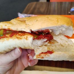 That's almost 3 in of just bare bread. Seriously an extra meatball or two is not going to break the bank. That's almost 3 in of just bare bread. Seriously an extra meatball or two is not going to break the bank.