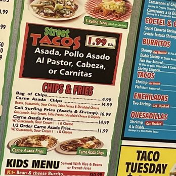 Cotijas Taco Shop - 1.99 taco menu everyday--don't have to wait for Tuesday! - Tacos Near Me - Chula Vista, California Cotijas Taco Shop - 1.99 taco menu everyday--don't have to wait for Tuesday! - Tacos Near Me - Chula Vista, California