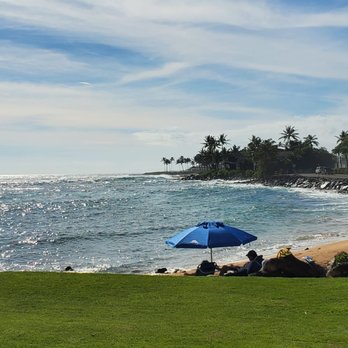 The Beach House - Small beach strip near the entrance - Asian Fusion Near Me - Koloa, Hawaii