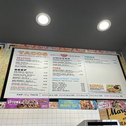 Rusty Taco - Menu