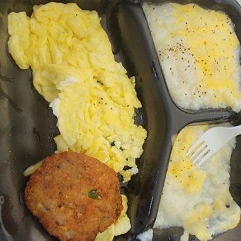 Lucky's Grille - Ate some grits before the pic..shouldve had 2 salmon cakes - American Near Me - Capitol Heights, Maryland Lucky's Grille - Ate some grits before the pic..shouldve had 2 salmon cakes - American Near Me - Capitol Heights, Maryland