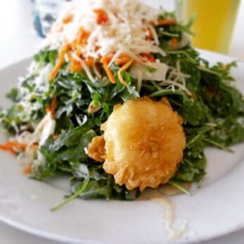 bellagreen - The fried honey goat cheese arugula salad--AMAZING! - New American Near Me - Houston, Texas bellagreen - The fried honey goat cheese arugula salad--AMAZING! - New American Near Me - Houston, Texas