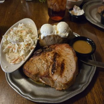 Patti's 1880's Settlement - 2" Pork Chop, Baked Potato and slaw - American Near Me - Grand Rivers, Kentucky