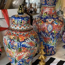 Zeugma Art Bites - Hand paint ceramic vase