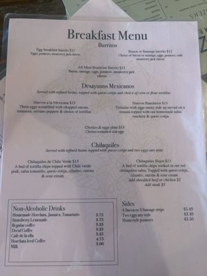 Menu photo 4 Mezontle Torrance, CA