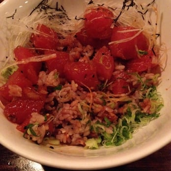 Tong Sake House - Ahi poke bowl. (And i am NOT a raw fish person or even a sushi person). - Korean Near Me - Poway, California Tong Sake House - Ahi poke bowl. (And i am NOT a raw fish person or even a sushi person). - Korean Near Me - Poway, California