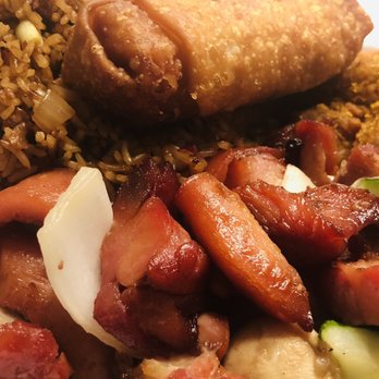 Lee's Dynasty - Bourbon Chicken, Egg Roll & Pork Fried Rice. - Chinese Near Me - Adams, Massachusetts