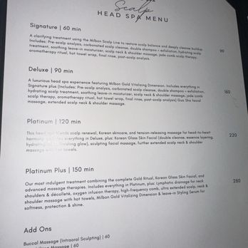 Glo Head Spa - Head spa menu - Day Spas Near Me - Tulsa, Oklahoma