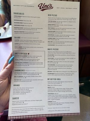 Menu photo 3 Unc's Pizza Detroit, MI Menu photo 3 Unc's Pizza Detroit, MI
