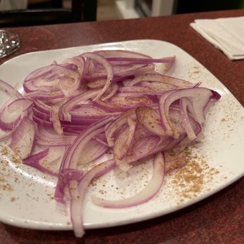 Aroma Restaurant - Onion salad - Indian Near Me - Warren, New Jersey