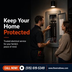 Rewired Iowa Electrician Des Moines - Home Safety