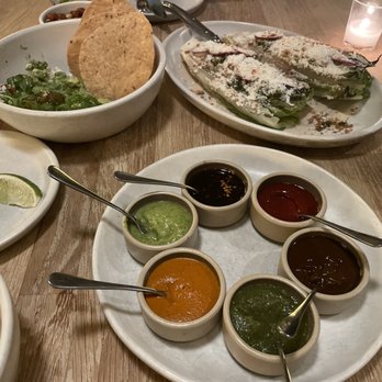 Oxomoco - PUNTA VERDE CAESAR, CHIPS AND SALSA, OXOMOCO GUACAMOLE - Mexican Near Me - Brooklyn, New York