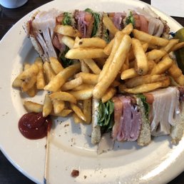 The Stacks Club Lunch with fries The Stacks Club Lunch with fries