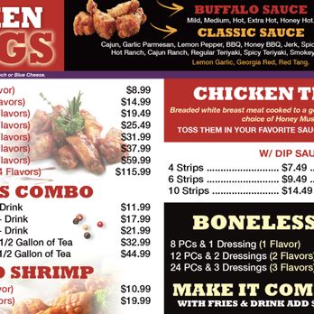 Chill Stop Wings - Chicken Wings Near Me - Dunn, North Carolina